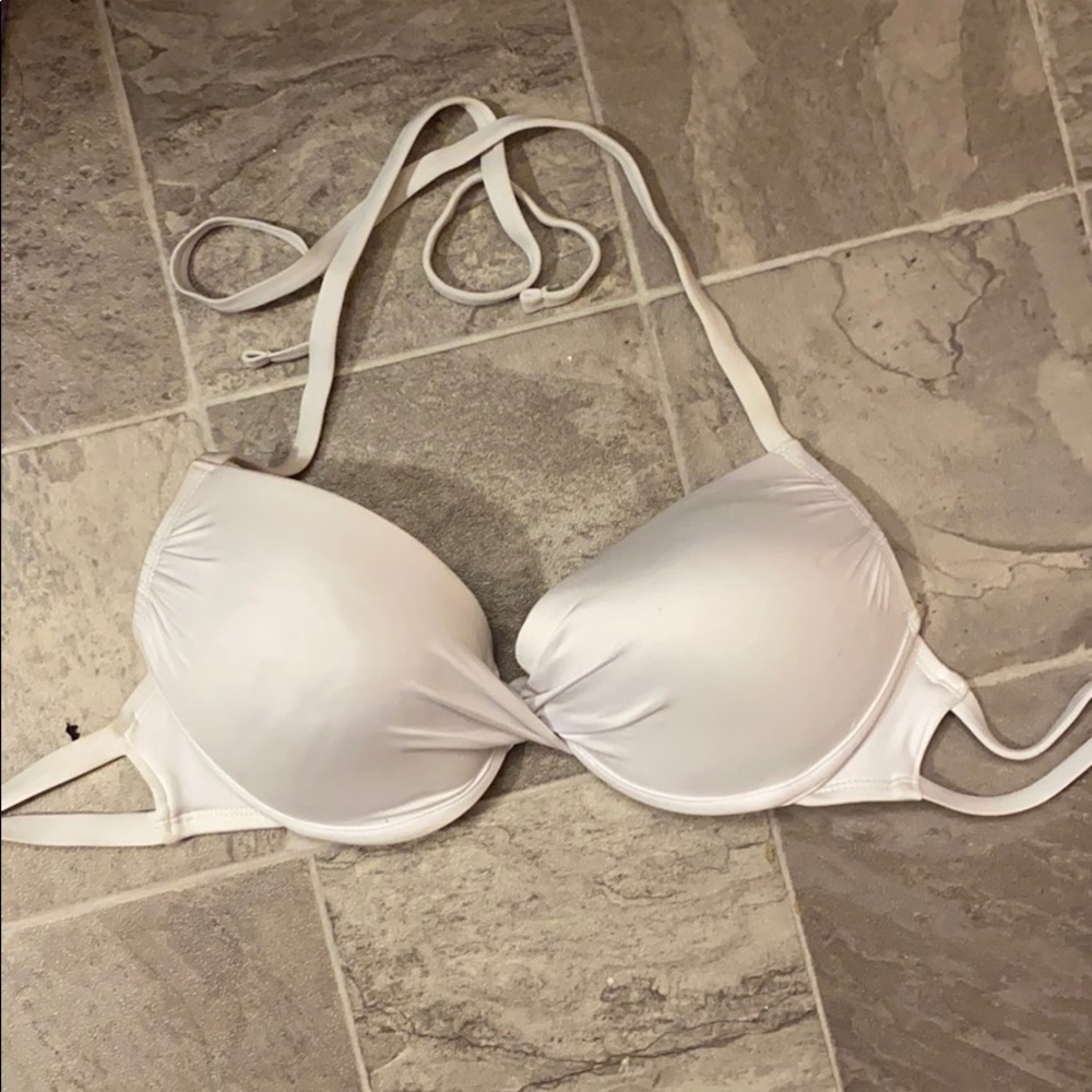 White bikini top